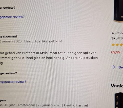 Veel te melden